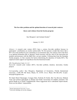The free-rider problem and the optimal duration of