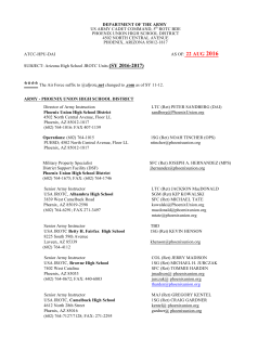 JROTC - 2016-17 Statewide Directory