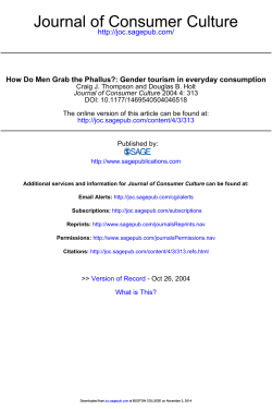 Journal of Consumer Culture