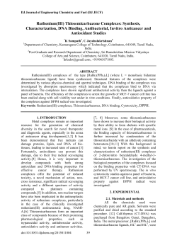 Ruthenium(III) Thiosemicarbazone Complexes