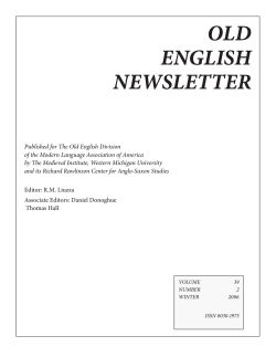 this link - Old English Newsletter