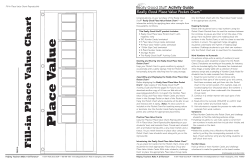 Really Good Place Value Pocket Chart