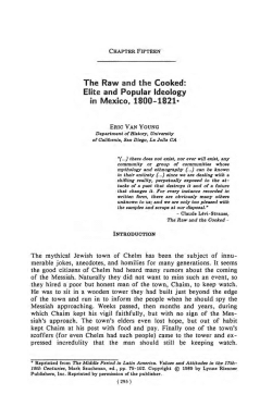 The Raw and the Cooked: Elite and Popular Ideology in