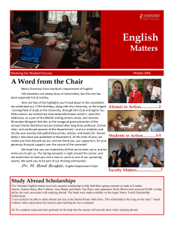 English . - Samford University