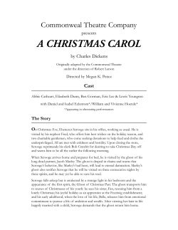 A Christmas Carol - Commonweal Theatre