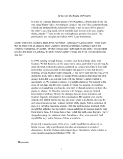 In the Act- The Shape of Precarity
