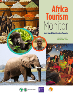 Africa Tourism Monitor: Unlocking Africa`s Tourism Potential