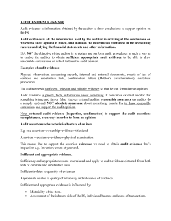 AUDIT EVIDENCE - OpenTuition.com