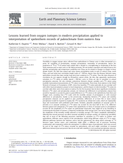 Lessons learned from the modern monsoon applied to