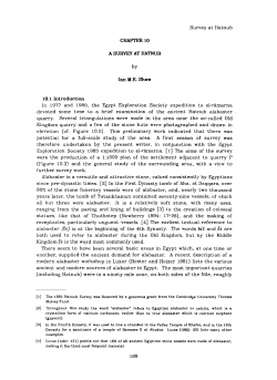 Survey at Hatnub - Amarna Project.