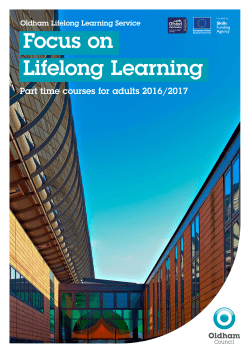 Focus on Lifelong Learning