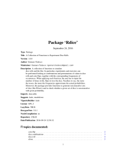 Package `Rdice`