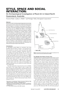 An archaeological investigation of rock art in inland north