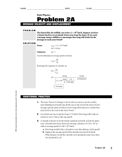 Holt Physics Problem 2A
