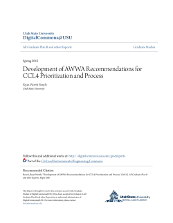 Development of AWWA Recommendations for CCL4 Prioritization