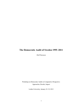 - Democratic Audit UK