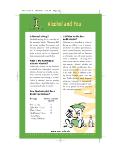 Alcohol and You