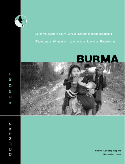 Displacement and Dispossession: Forced Migration