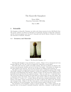 The Knoxville Sunsphere