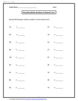 Round off the given whole numbers to the nearest tens: 23 ______
