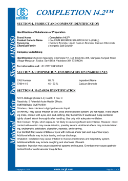MSDS - Chemcon Speciality Chemicals Pvt.Ltd