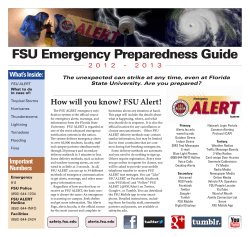 FSU Emergency Preparedness Guide