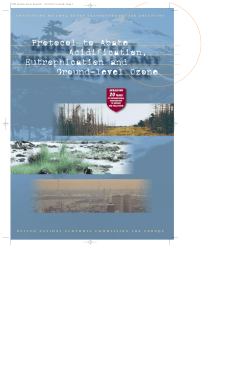 Protocol to Abate Acidification, Eutrophication and Ground