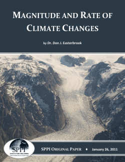 magnitude and rate of climate changes