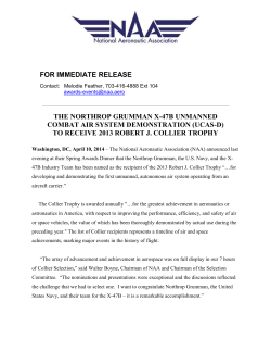 press release - National Aeronautic Association