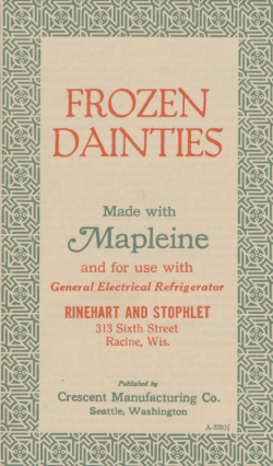 FROZEN DAINTIES Mapleine