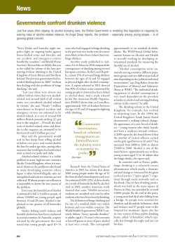 binge-drinking and violence