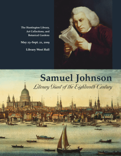 Samuel Johnson - The Huntington