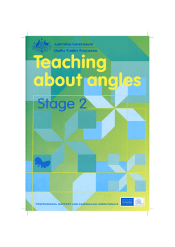 teach abt Angles - Grafton Public School