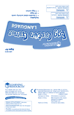 Language Egg Carton Games