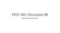 EECS 183 - Discussion 06