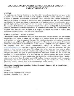 Student Handbook