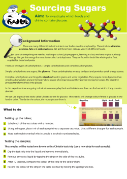Sourcing sugars Nov 12