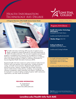 Health Information Technology AAS Degree