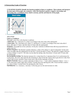 CCSS SENSE-MAKING Identify the function graphed as linear or