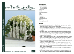 garden fence planter