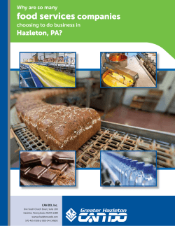 choosing to do business in Hazleton, PA?