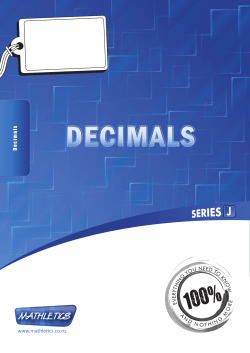 Decimals