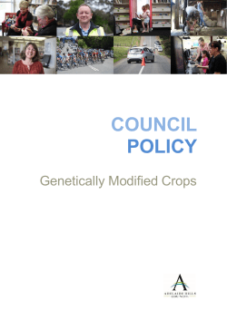 Genetically Modified Crops