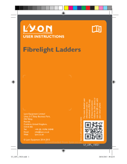 Lyon Flexible Sided Compact and Wide Rung Ladders, Ladder
