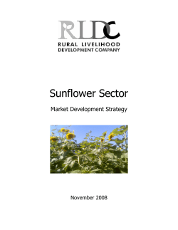 Sunflower Sector - Rural Livelihood Development Company