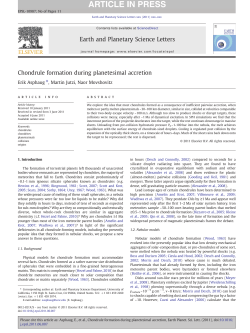 Chondrule formation during planetesimal accretion