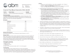 Column-Pure Blood Genomic DNA Mini Kit