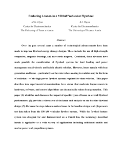 Flywheel battery machines store kinetic energy in the form of a