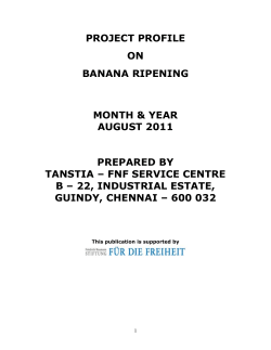 BANANA RIPENING