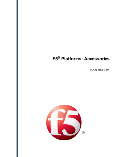 OPT-0015-00 - F5 Networks